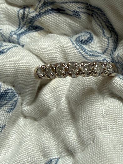 9ct gold diamond ring .33carat size P free register post