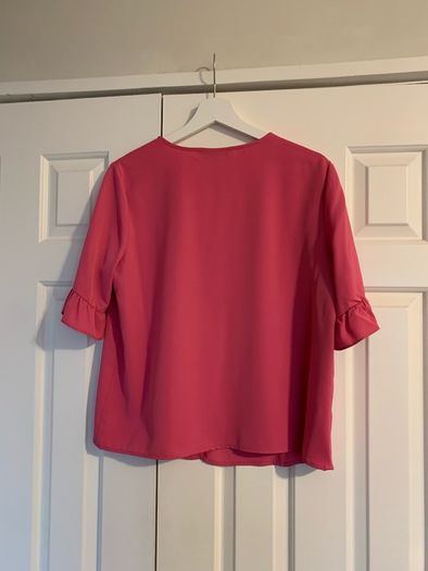 Rowan Avenue Pink Bell Sleeve Top
