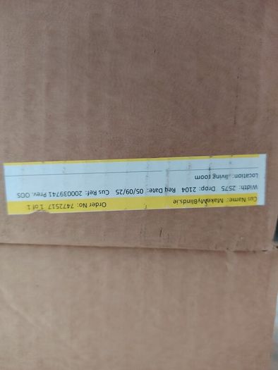 Brand new vertical blinds