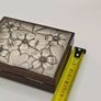 Rare and valuable Italian Mid Century Modern Jatoba and Silver Plated Cigarette Box look at all pictures Image 4