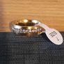 Gold plated diamond ring size 7 Image 3