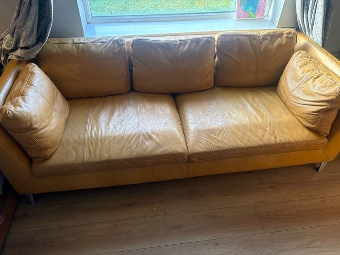 Leather sofa