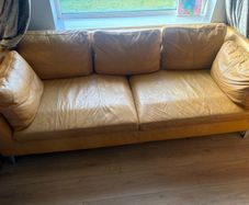 Leather sofa