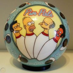 Limited Edition Simpsons Bowling Ball Set
