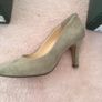Taupe Suede Court Shoe (37) PAUL GREEN Image 2