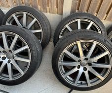 245/40 R18 5x112 Alloys with 90% tyres