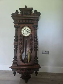 Big Vienna Wall Clock by Gustav Becker c.1880
