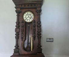 Big Vienna Wall Clock by Gustav Becker c.1880