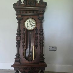 Big Vienna Wall Clock by Gustav Becker c.1880
