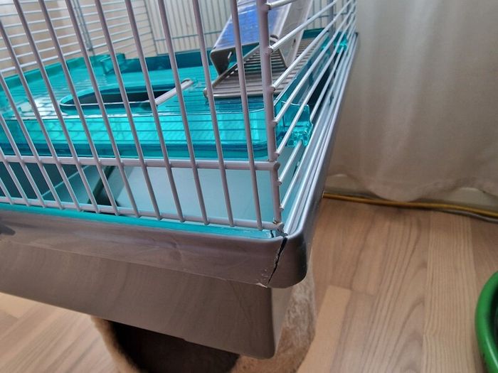 hamster cage and playground cage