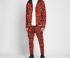 Nike Tech Fleece Red Camo Set Medium