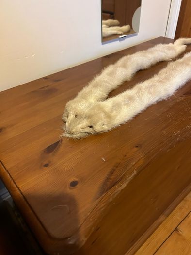 Vintage Double Mink Fur Stole/Scarf/Wrap Excellent Condition