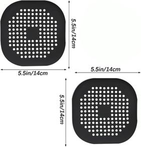 2 Pcs Silicone Drain Protector with Sucker, Sink Strainer Protector, Shower Drain Covers Hair Catcher, Strainer Plug Trap Filter for Bathroom, Bathtub, Kitchen