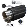 Carbon Fiber Car Exhaust tip, 56-59mm Image 2