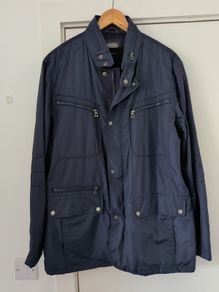 GEOX Rain Jacket Men's, Size UK44, Color Blue
