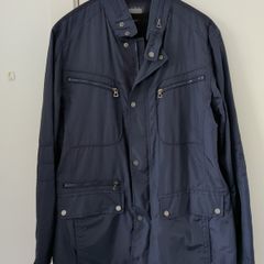 GEOX Rain Jacket Men's, Size UK44, Color Blue