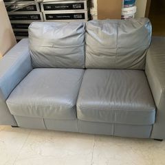 Leather 2 Seater Couch Like New