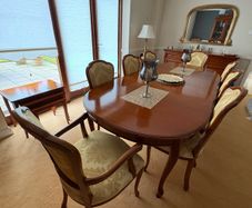 Luxury Italian Selva Dining Table and Chairs