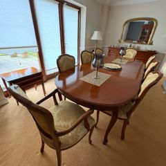 Luxury Italian Selva Dining Table and Chairs
