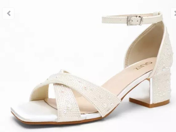Bridal White Satin Pearl Heeled Sandals Size 5
