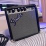 squire by fender debut Stratocaster in 2 tone sun burst with fender amp Image 7