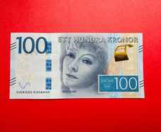 Sweden  100 Kronor  2016   GRETA GARBO  Pick  71 b . Uncirculated