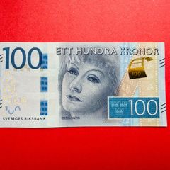 Sweden  100 Kronor  2016   GRETA GARBO  Pick  71 b . Uncirculated