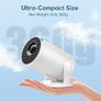 Mini Projector with 2026 Upgraded 18000 Lumen with WiFi6 and Bluetooth 5.4, Mini Projector 1080P Full HD Supported, 180 Rotation Compatible with HDMI/USB/Laptop/PS5 Image 3