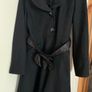 New Black Wool Coat Image 4