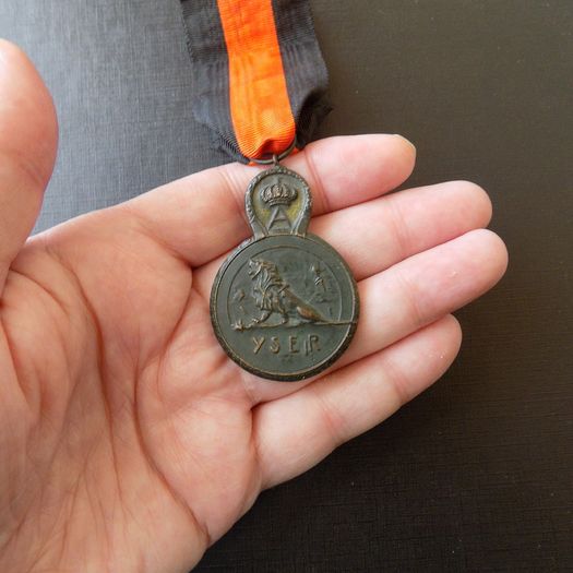 Belgium 1914.Battle of Ypre.Service Medal.