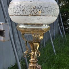 Antique Victorian Brass lamp
