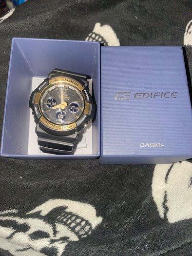 Casio G shock protection Mens Analogue Digital Quartz Watch with Resin Strap