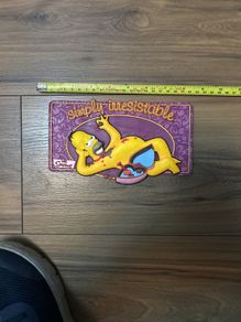 Simpsons door sign