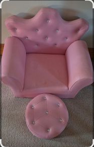 Princess chair and footstool