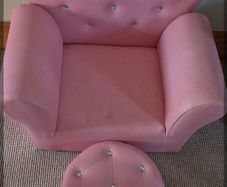 Princess chair and footstool