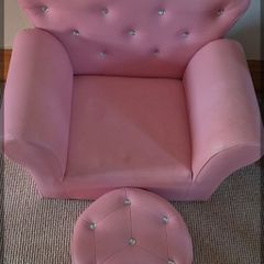 Princess chair and footstool