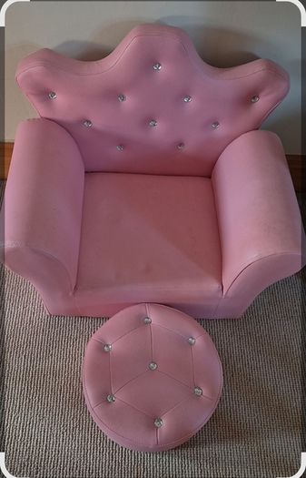 Princess chair and footstool