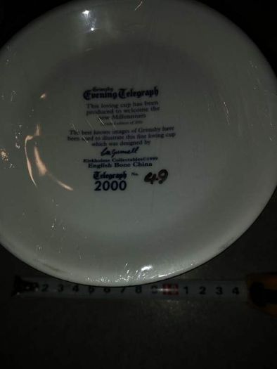 The evening telegraph millennium bon china cup celebration limited edition.
