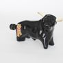 Vintage Sangria Miniature Bottle Spanish Bull Empty Image 3