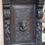 Lioncrest Carved Solid Oak Mirror-Back Sideboard Image 9