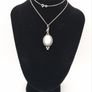 Vintage 925 Sterling Silver Italian Mother of Pearl Necklace Image 10