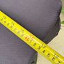 Garden Bench Cushion, 2 Seater Swing Chair Cushion, Seat Pad for Outdoor Use, L130cm, Black Image 3