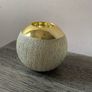 Tea lights Candles Holders Set of 3 Gold Image 3