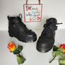 RARE Dr Doc Martens Beaumann chain black platform quad boots UK3 EU36 US5 Image 9