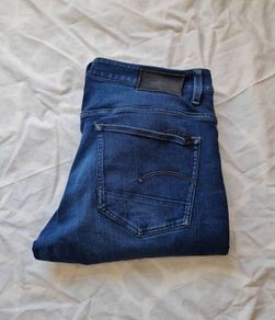 G star raw 3301 tapered stretch Size 36/34 button fly in excellent condition