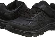 BNIB Size 3 Skechers Black Leather Trainers