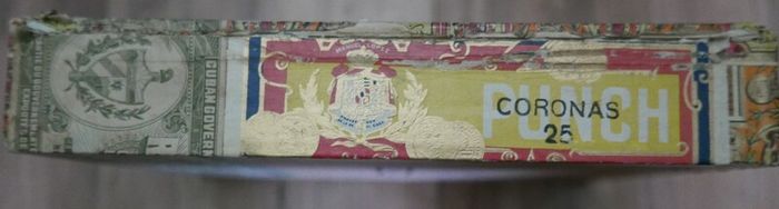 Punch Empty Cigar Wooden Box