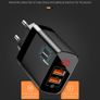 2 X Baseus QC 3.0 Dual USB Ports 18W Fast Wall Charger UK Plug (Brand New/Warranty) Image 6