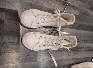 Girls White Boots
