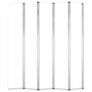 Bath Enclosure 120x140 cm Tempered Glass Transparent Image 7